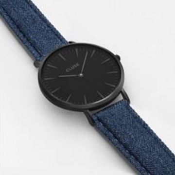 Foto de RELOJ CLUSE LA BOHEME FULL BLACK BLUE DENIM CL18507