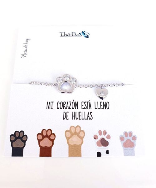 Foto de Pulsera Huella Mascota Y Corazón.