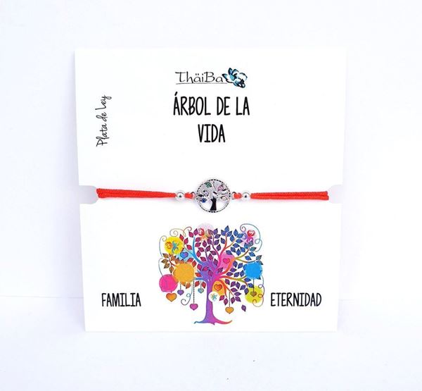 Foto de Pulsera Hilo Rojo Árbol De La Vida