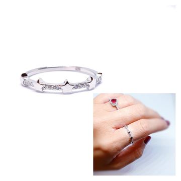 Foto de Anillo Plata Petit Estrellas - Talla 12