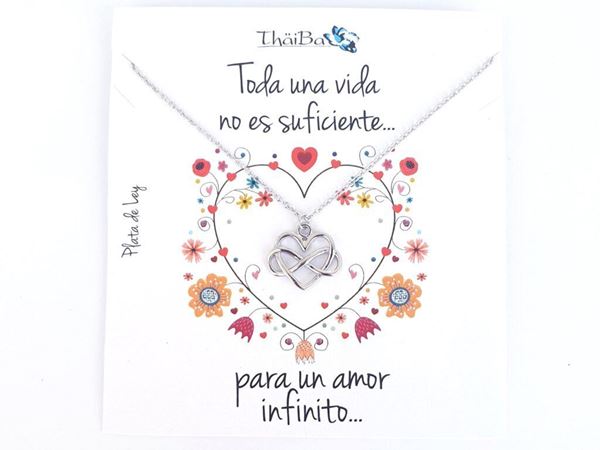 Foto de Collar Plata Corazón Infinito