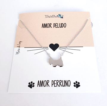 Foto de Collar Plata Amor Peludo