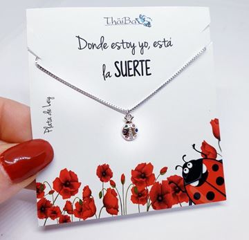 Foto de Collar Plata Mariquita De La Suerte