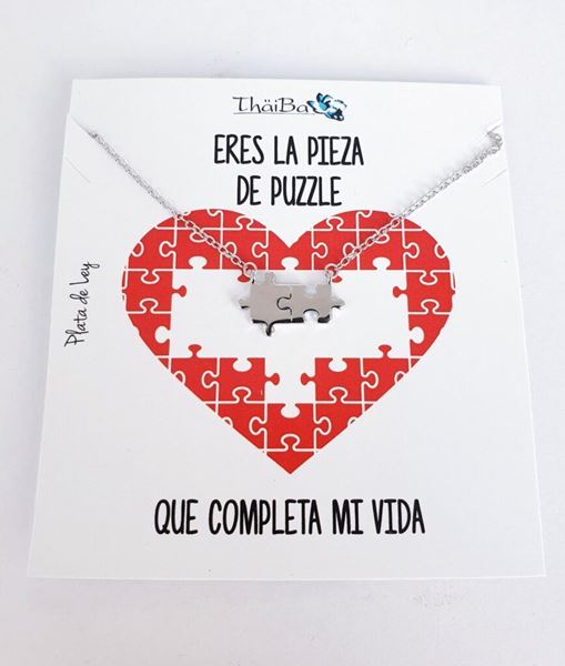 Foto de Collar Plata Puzzle