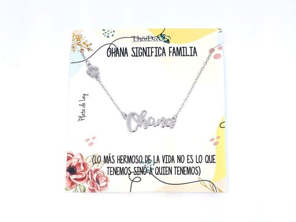 Foto de Collar Plata Ohana Familia