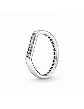 Foto de Anillo Pandora Barra Brillante. Talla 54