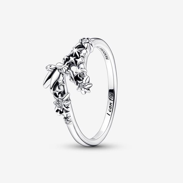 Foto de Anillo Pandora Campanilla Brillante de Disney. Talla 52