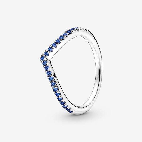 Foto de Anillo Pandora Deseo Reluciente Azul. Talla 52