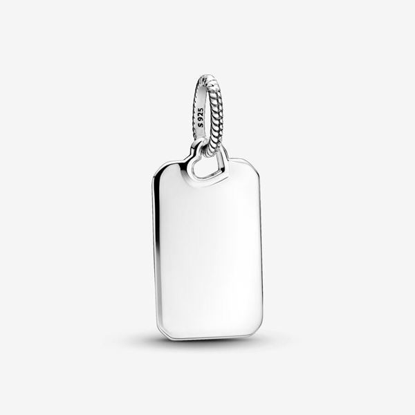 Foto de Colgante Pandora Etiqueta Rectangular Para Grabar